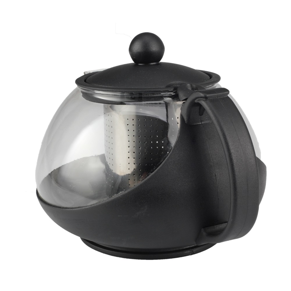 Glass Teapot With Heat Resistant Stainless Steel Infuser Perfect for Tea And Coffee — 3