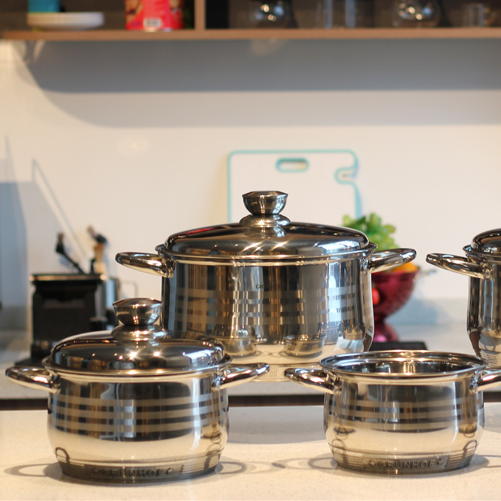 10pcs Stainless Stock Pot — product information