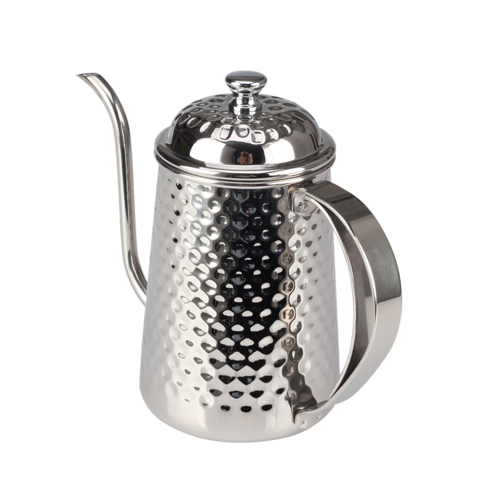 650ml Goose Necked Kettle With Hammer Finish — 5