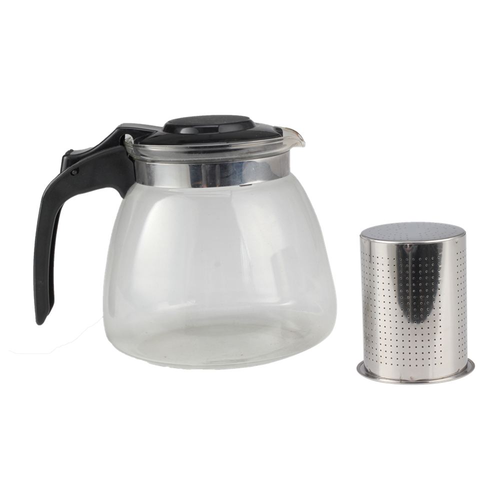 Tea Pot With Removable Stainless Steel Infuser, Plastic Handle — 6