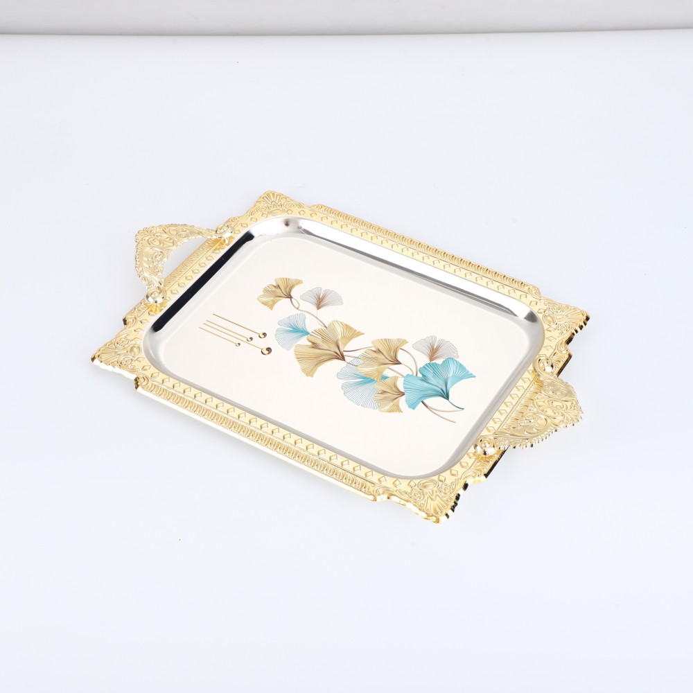 Three Sizes Iron Serving Plate for Home Party Birthday Wedding — product information