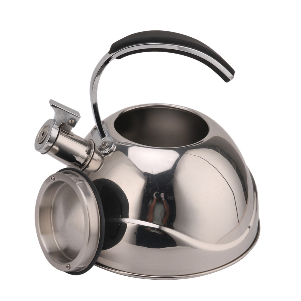 3 Litre Capacity Stainless Steel Whistling Tea Kettle-Silver — product information