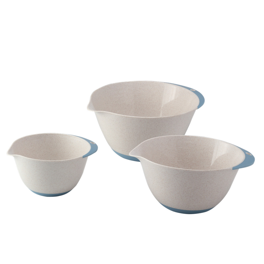 3pcs Nesting Plastic Mixing Bowls for Baking — product information