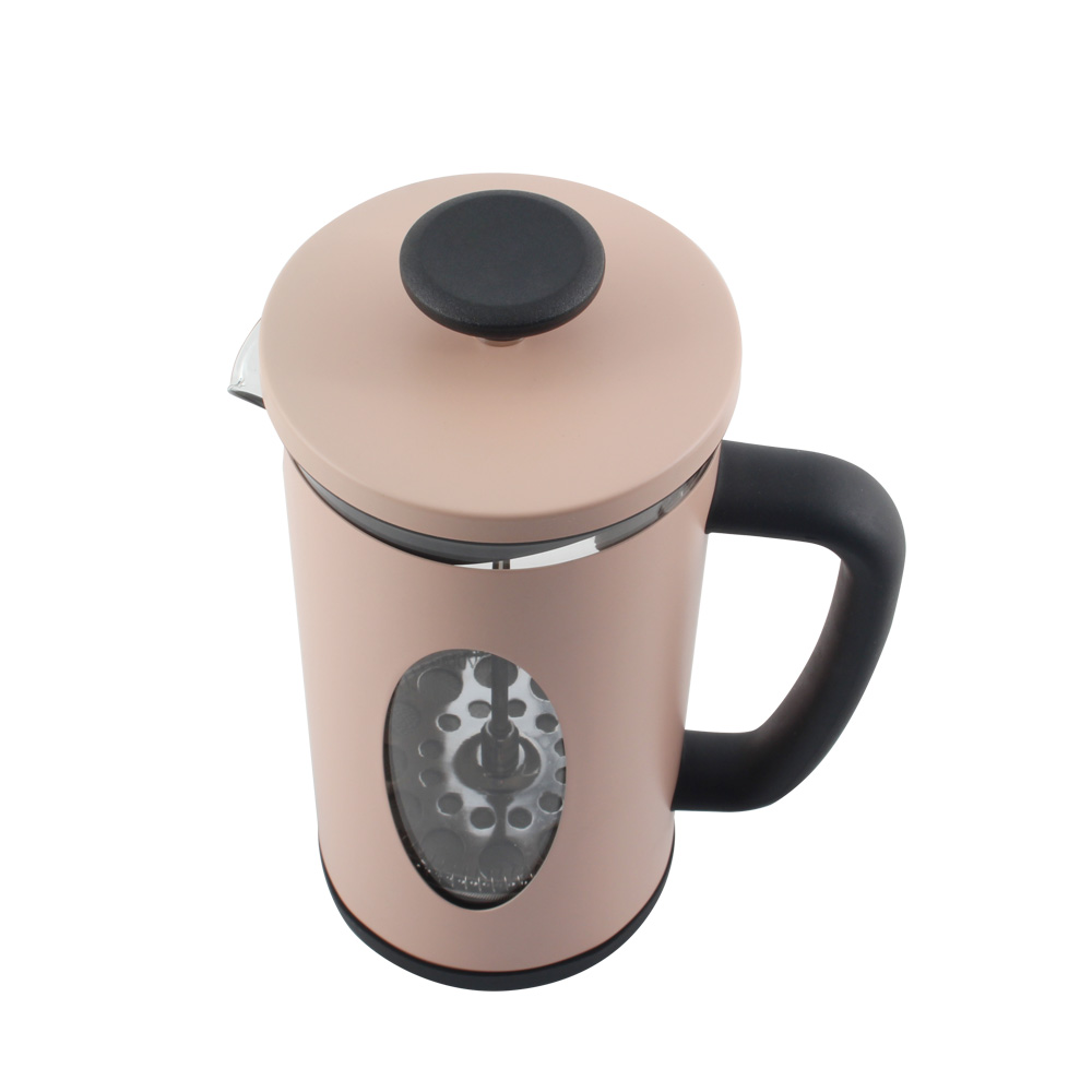 Modern Design French Coffee Press, High-Grade Glass for Hot & Cold Resistance — 6