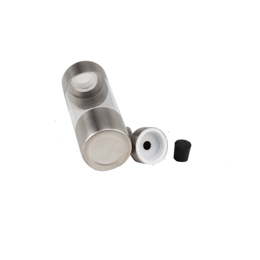 2pcs Stainless Steel & Glass Olive Oil Dispenser Bottle — product information