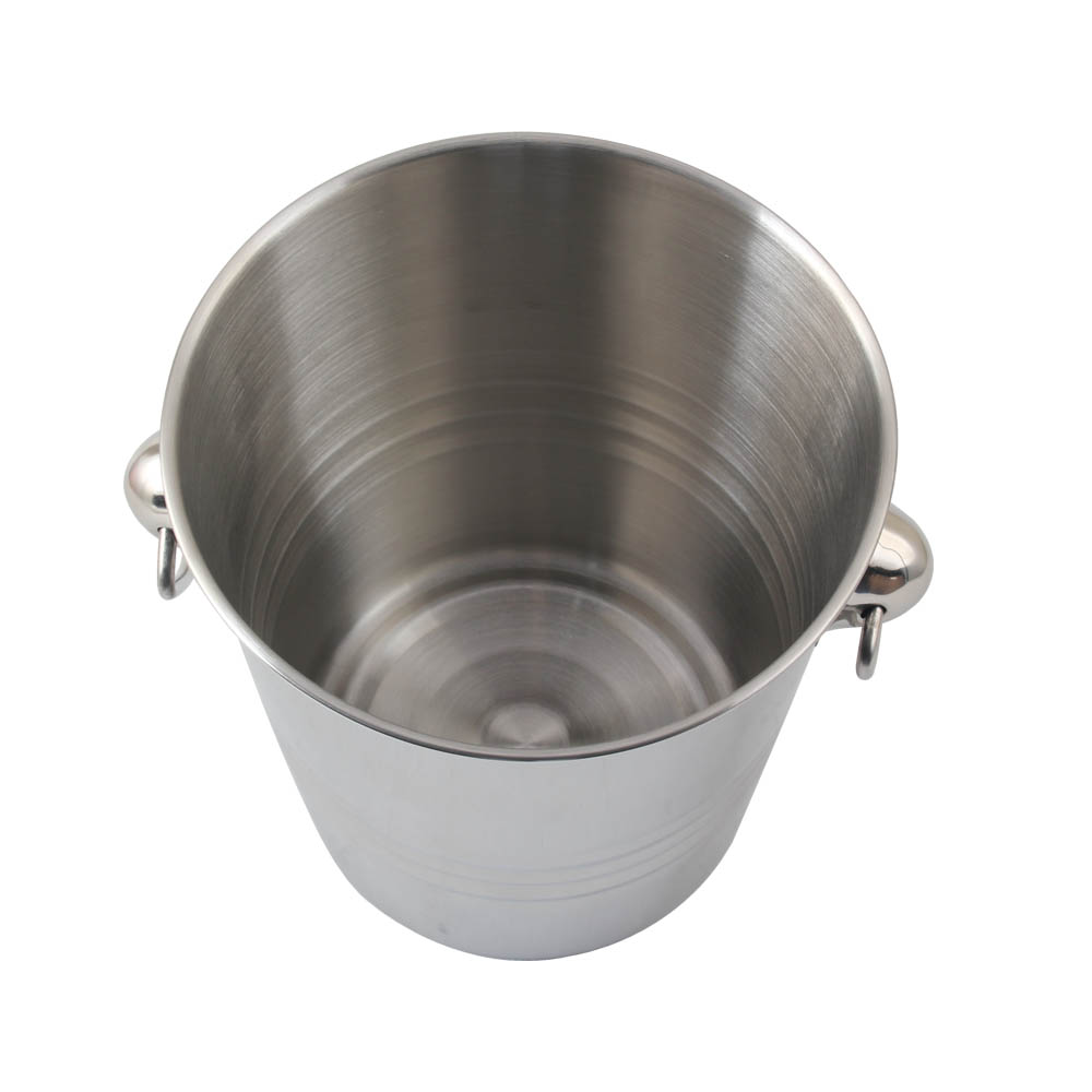 Silver, Ice Bucket, Stainless Steel Ice Bucket — 4