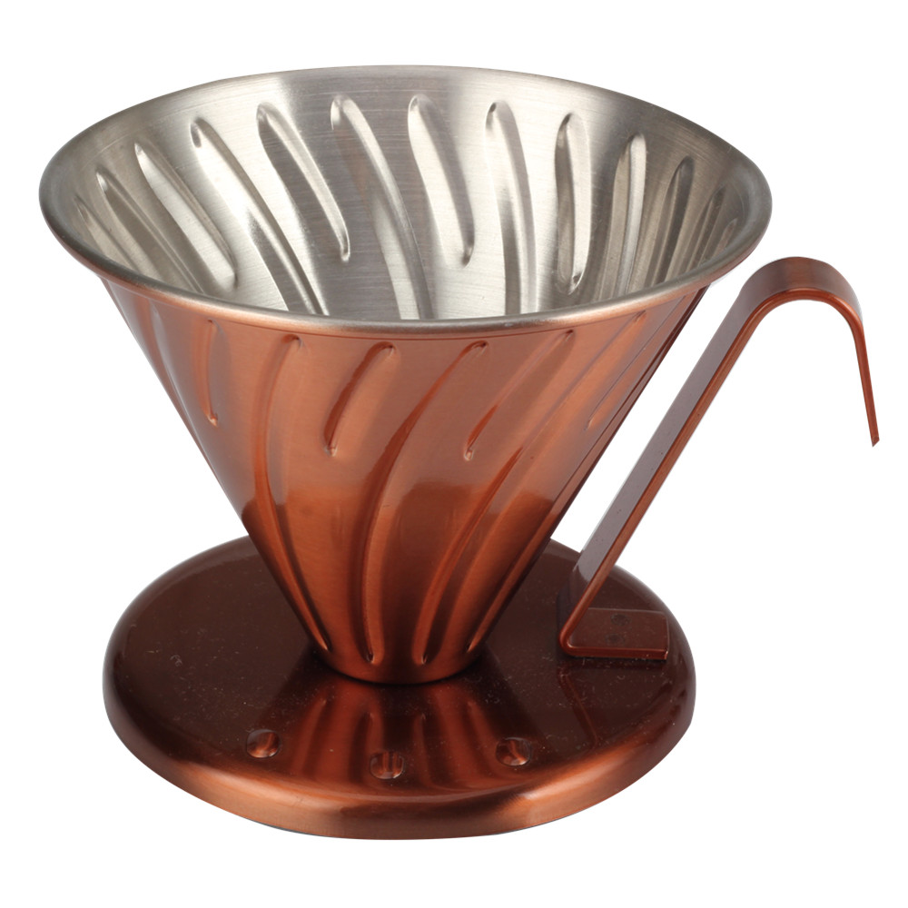 Stainless Steel Reusable Drip Coffee Filter, Coffee Filter Cup — 3