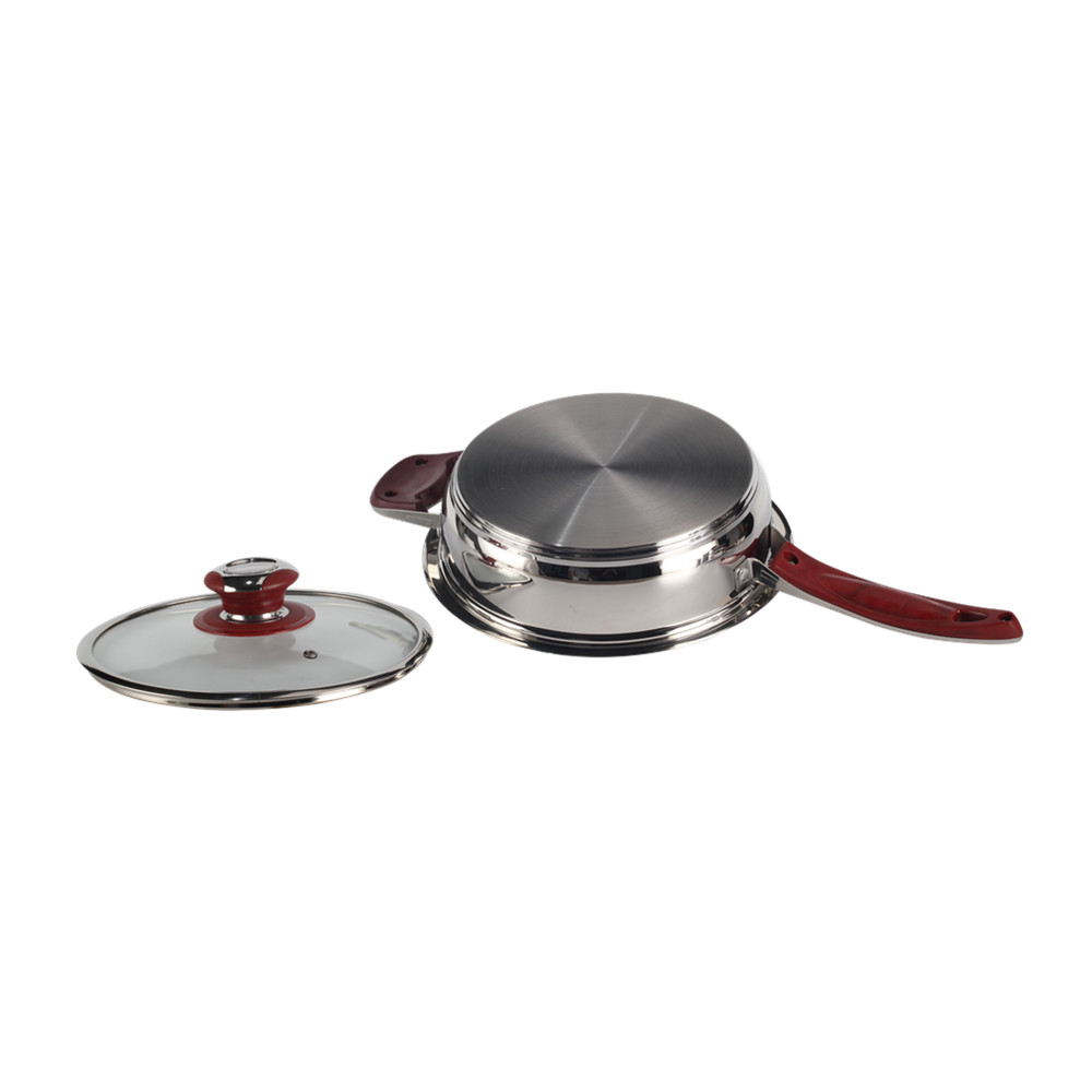 Stainless Steel Cookware Set With Heat Manage Thermometer Knob — 5