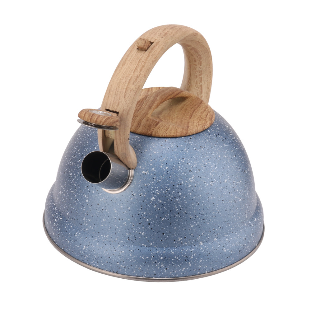 Kettle With Whistle, S/S Whistling Kettle, Wooden Handle — 3
