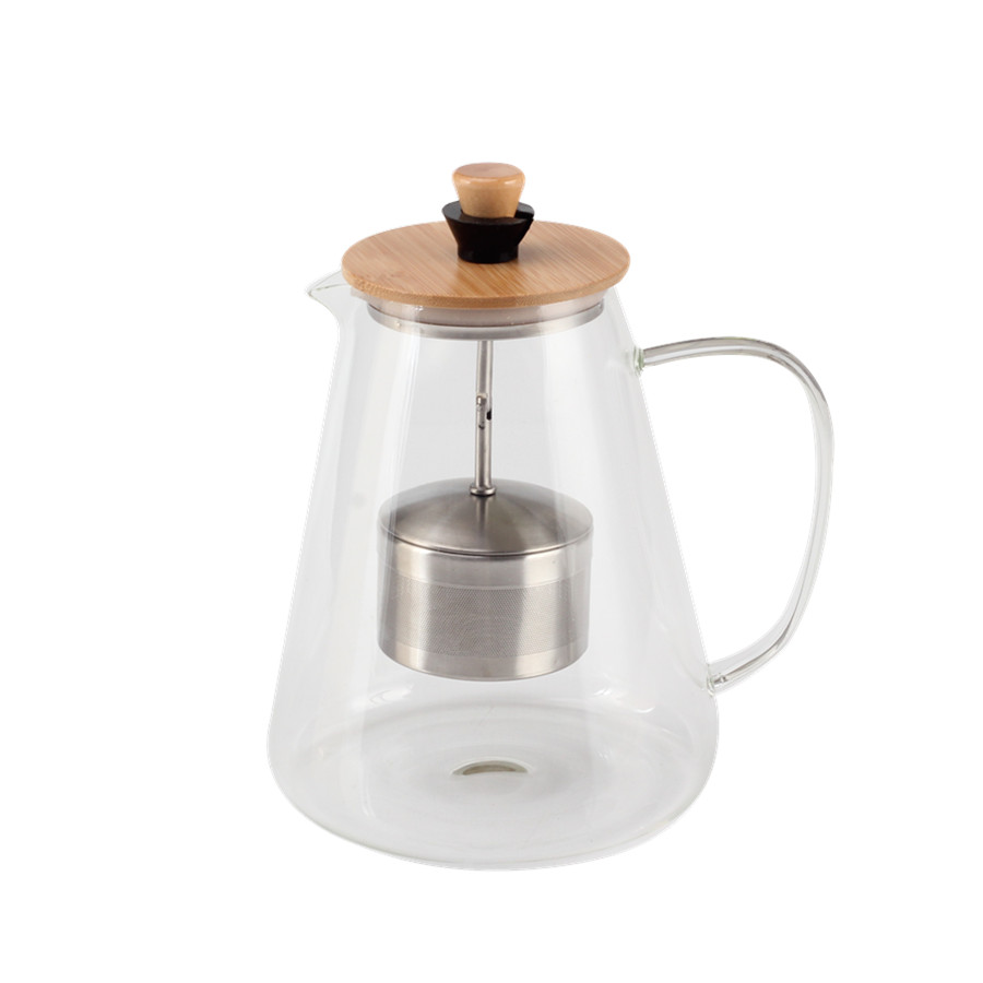 Glass Teapot With Infuser, Teapot for Stovetop Safe for Blooming Tea — product information