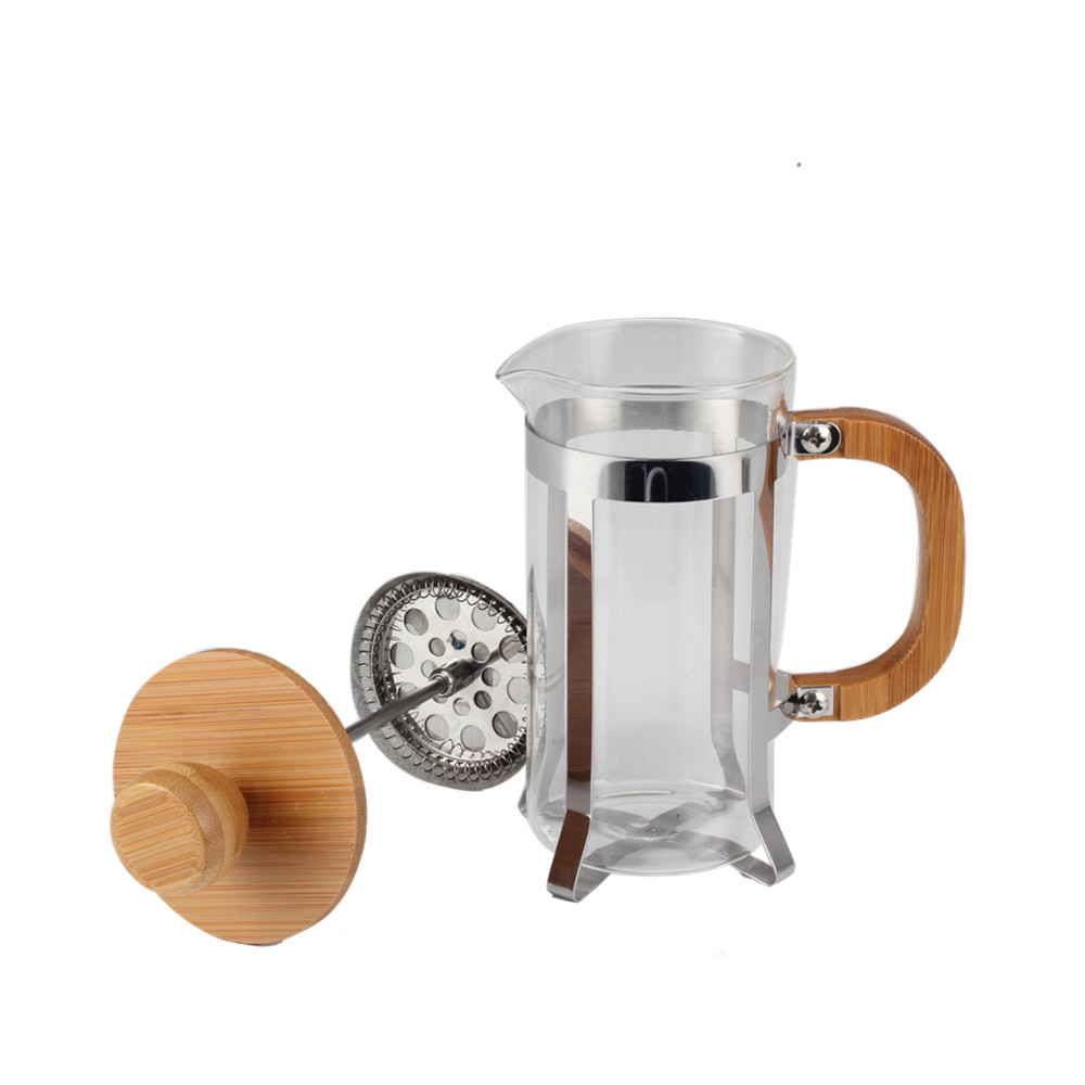 Single Cup French Press With Bamboo Lid — 5