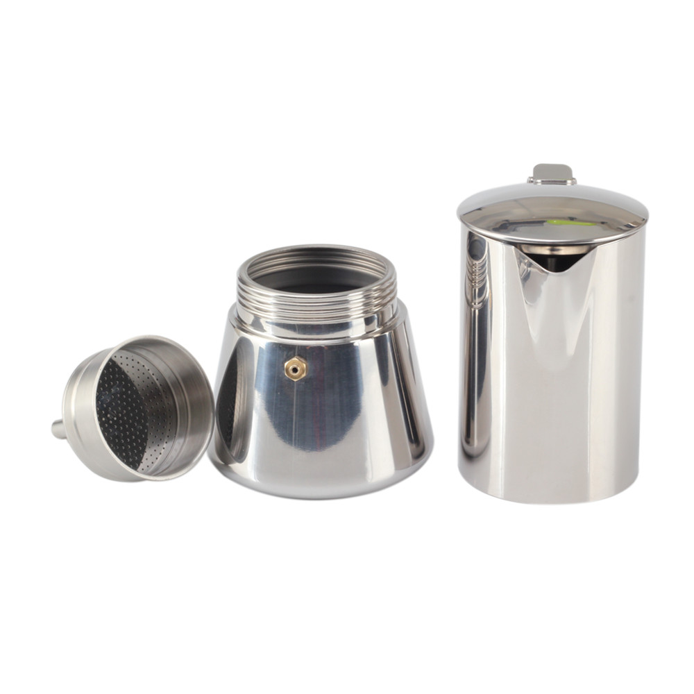 Stovetop Espresso Maker and Coffee Maker, Classic Moka Pot — 6