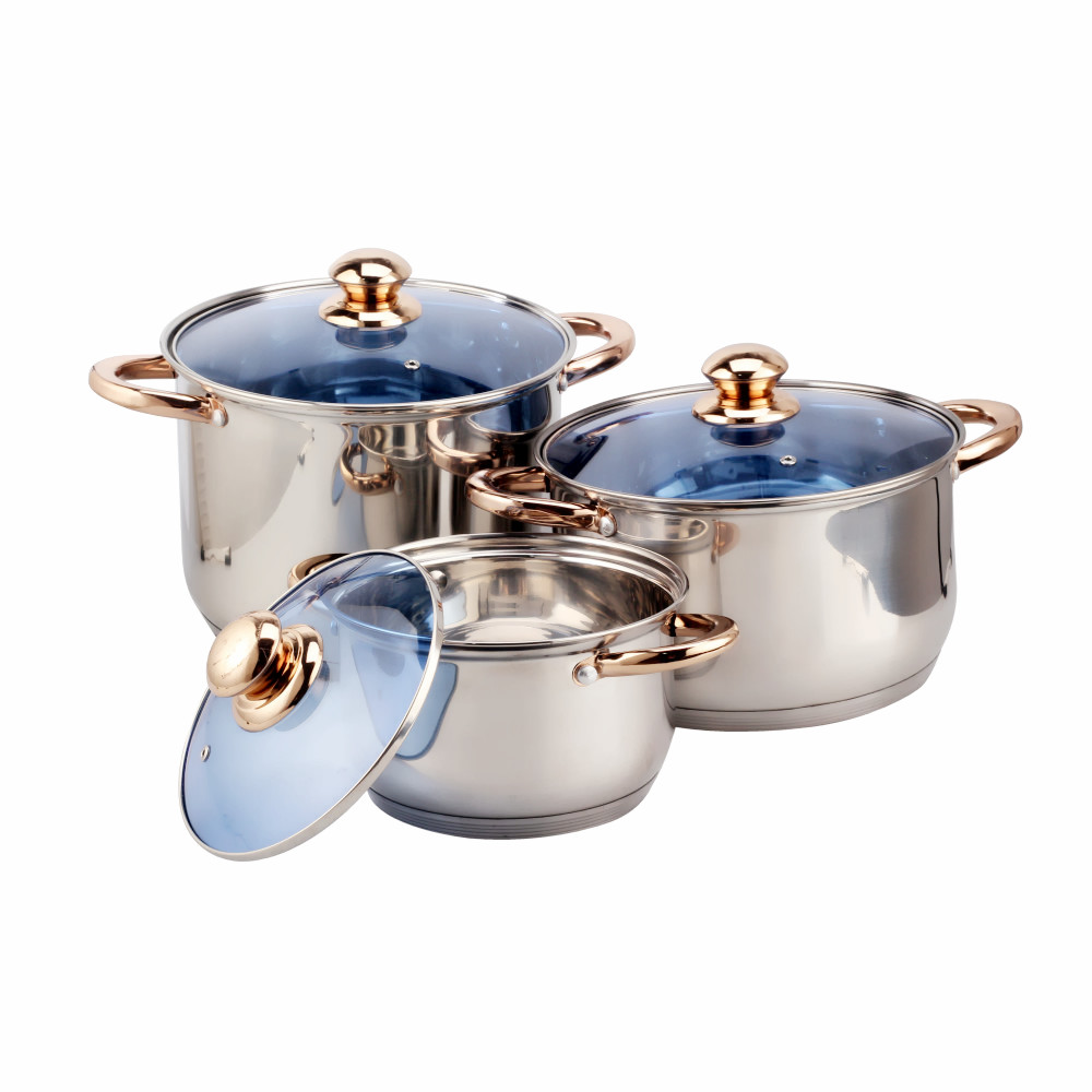 Stainless Steel Cookware Sets 12-Piece — 3