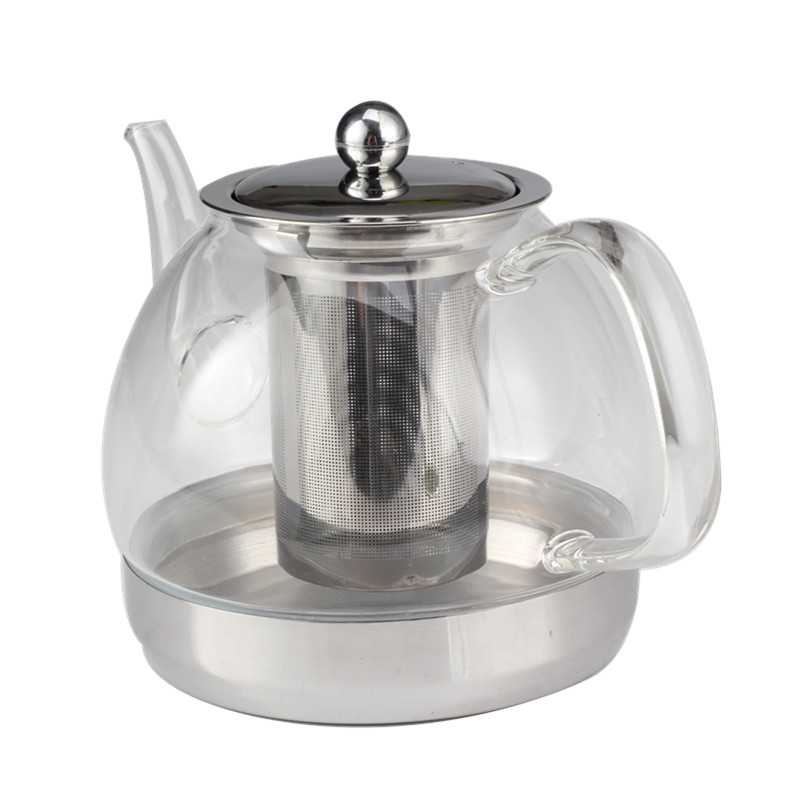 Clear Teapot Infuser With Heat Resistant And Loose Leaf Teapot Infuser — 5