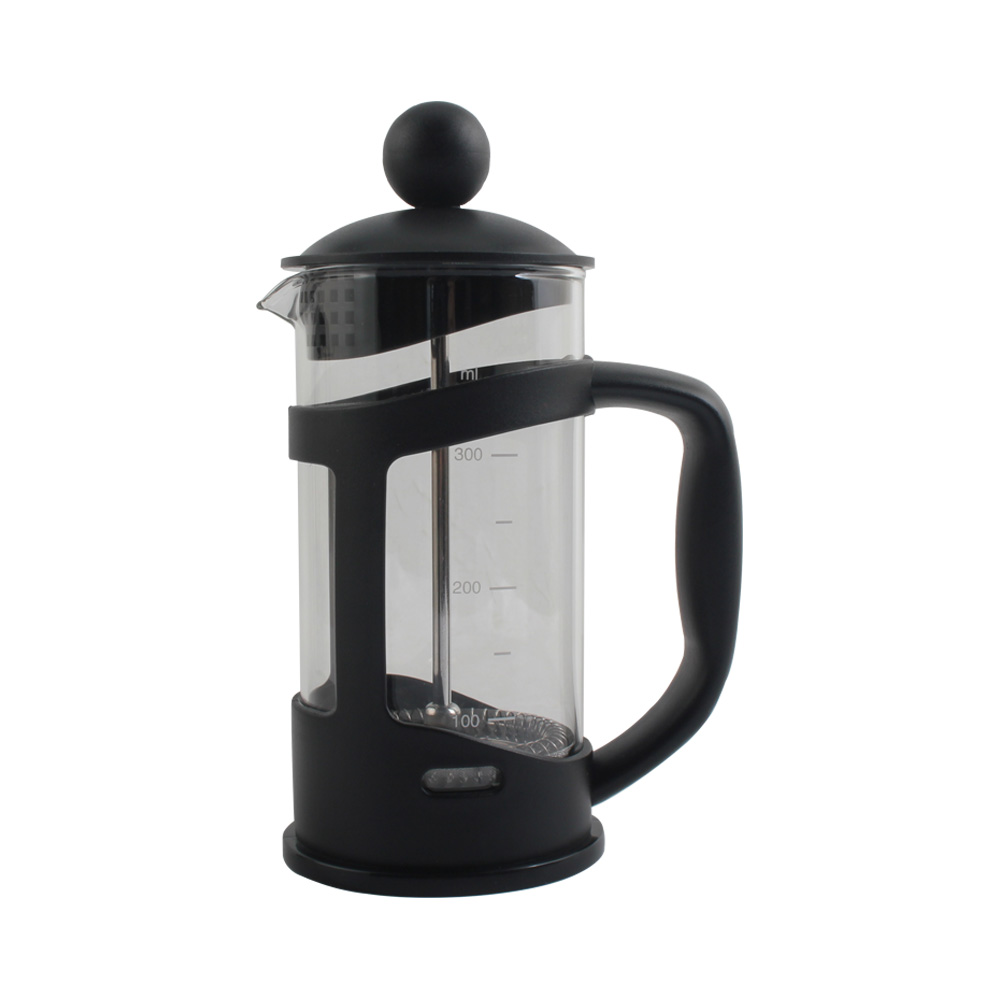 Borosilicate Glass Coffee Maker With Steel Plunger, Coffee Maker Press