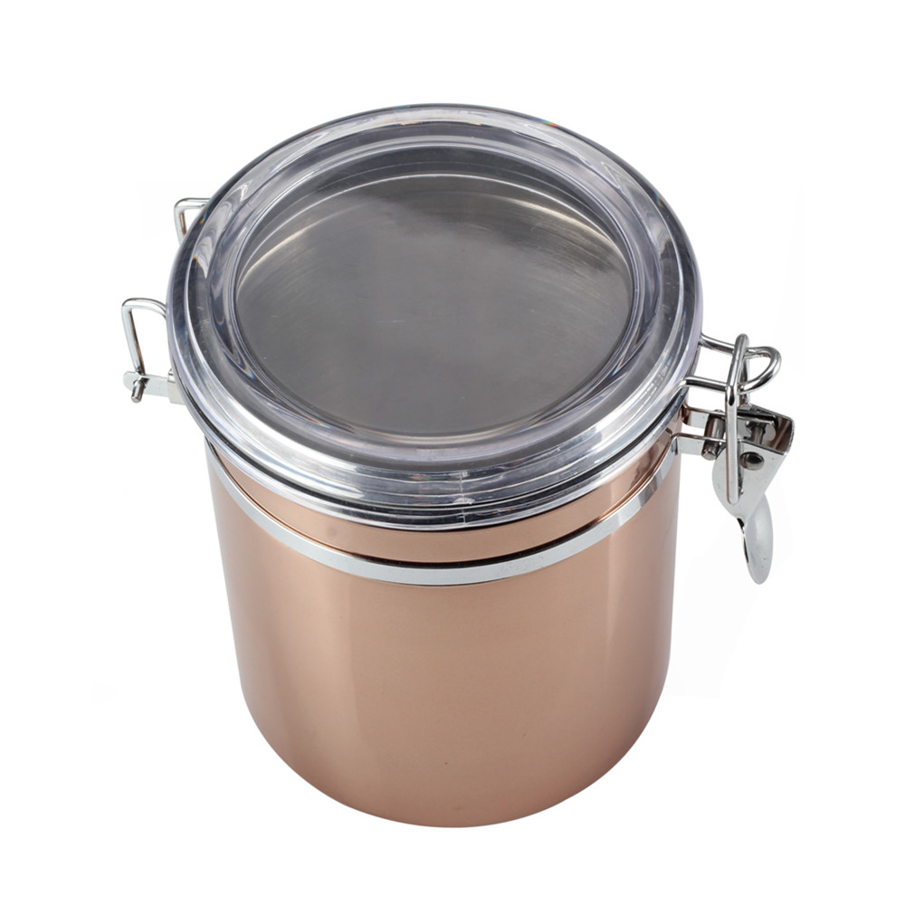 Airtight Food Storage Canister Set With Clear Lid Kitchen Containers Sets for Coffee Bean — 2