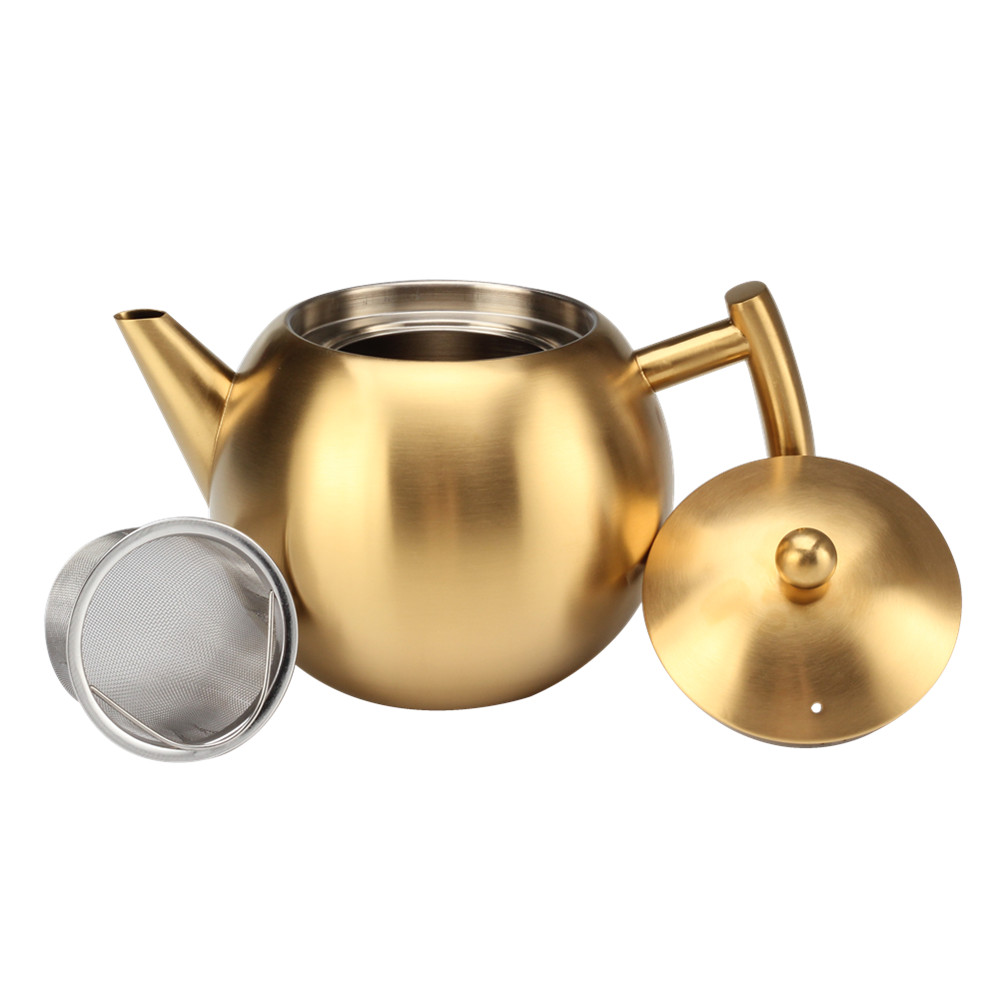 Modern Stainless Steel Teapot Coffee Pot — 6