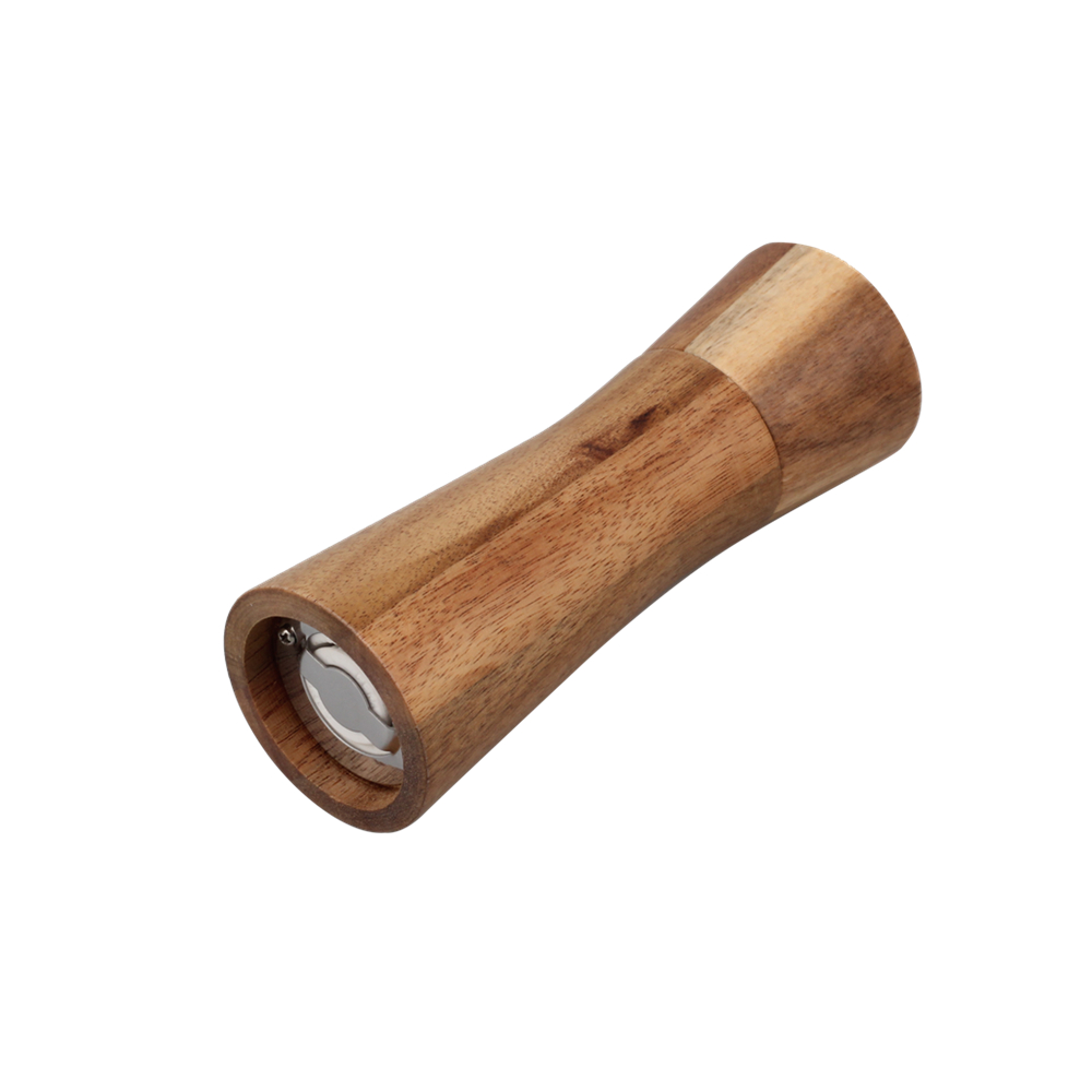 Wooden Salt And Pepper Grinder, Refillable Salt & Pepper Mills Adjust for Customized Coarseness — product information