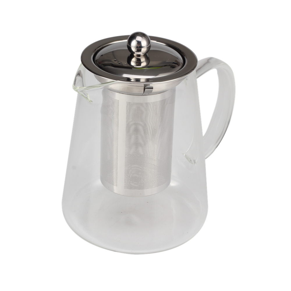 Borosilicate Tea Pot With Removable Stainless Steel Infuser — 3