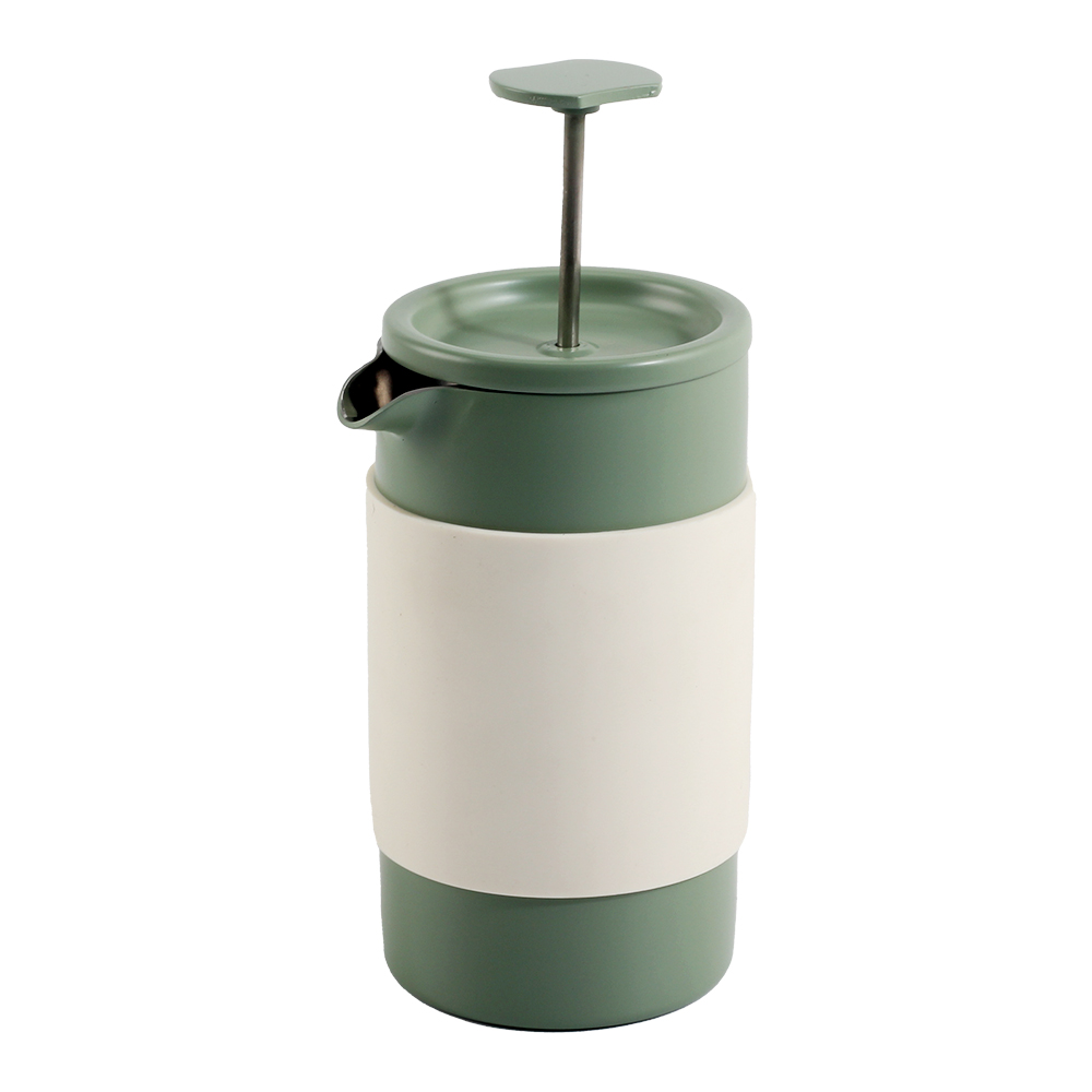 Portable Stainless Steel Coffee Press Green — product information