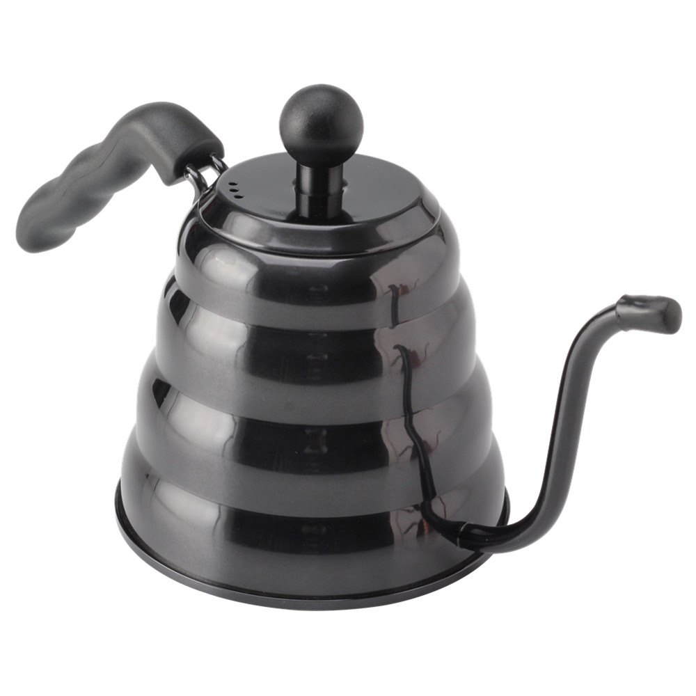 Black Professional Gooseneck Coffee Kettles — product information