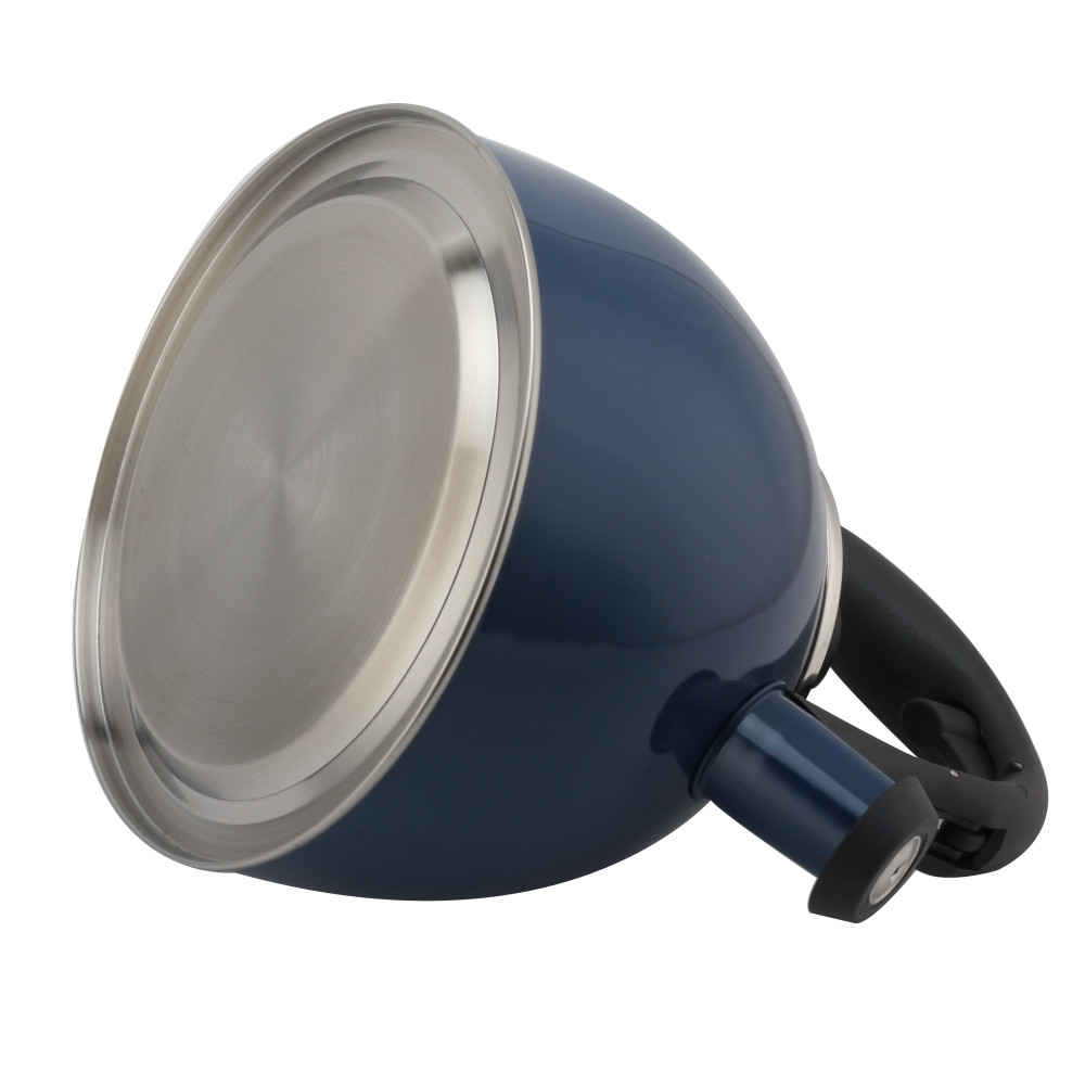 Fashionable S/S Whistling Kettle for Kitchen-Deep Blue — 5