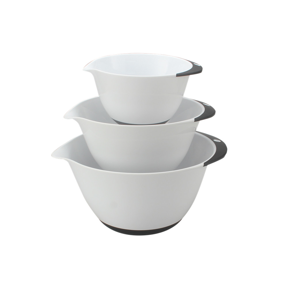 3pcs Plastic Mixing Bowl Set — 11