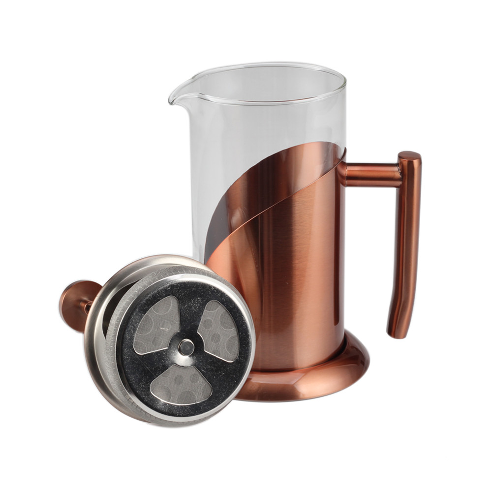 Glass Stainless Steel Coffee Press 1L — product information