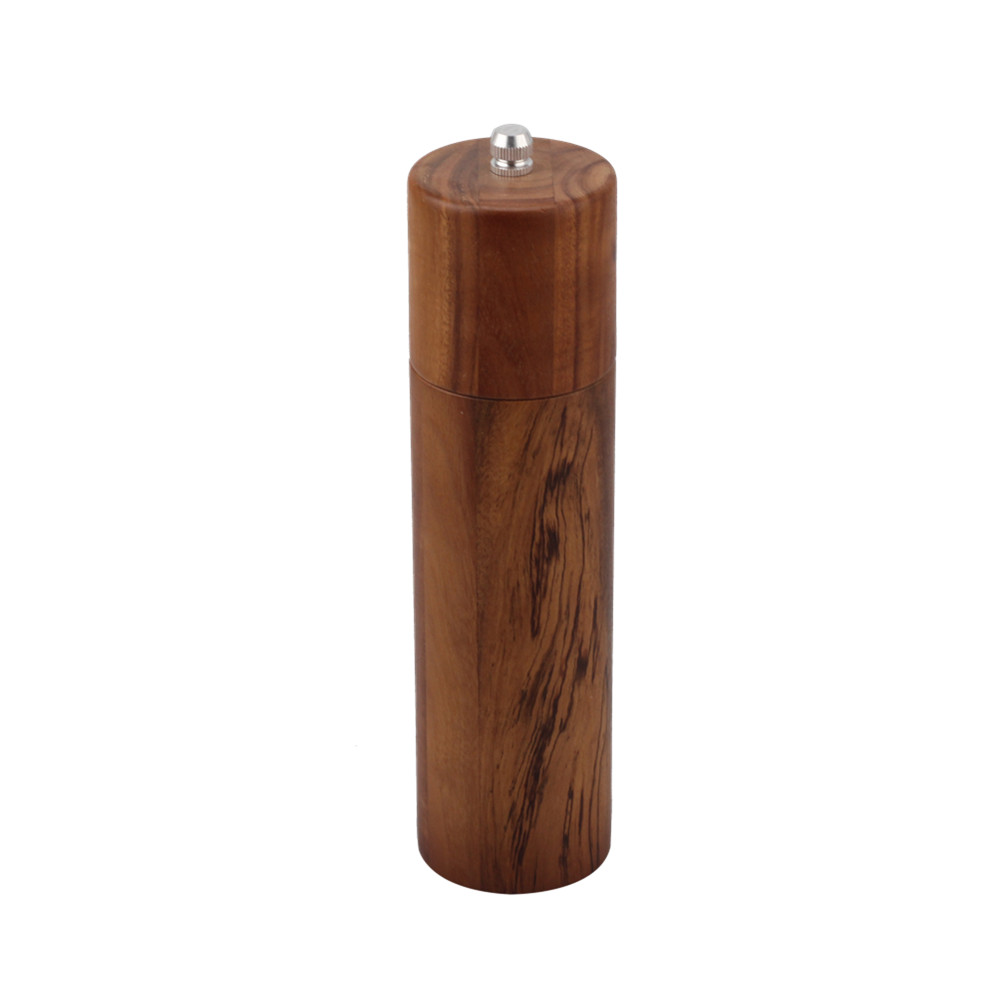 8.4 Inch Cylinder Modern Wooden Salt And Pepper Grinder — 2