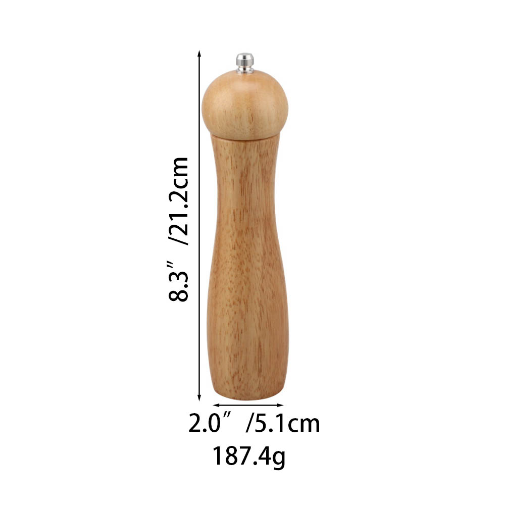 Modern Wooden Adjustable Pepper Grinder — product information