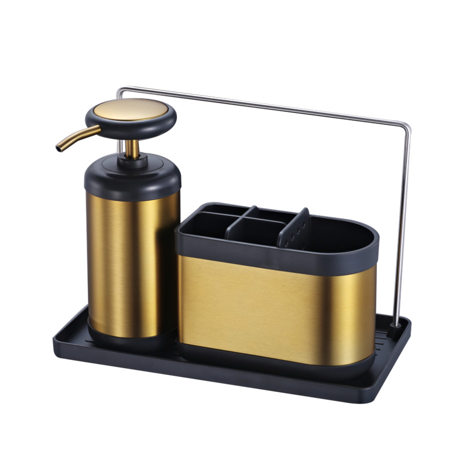 Various Color Soap Dispenser Storage Set — 4