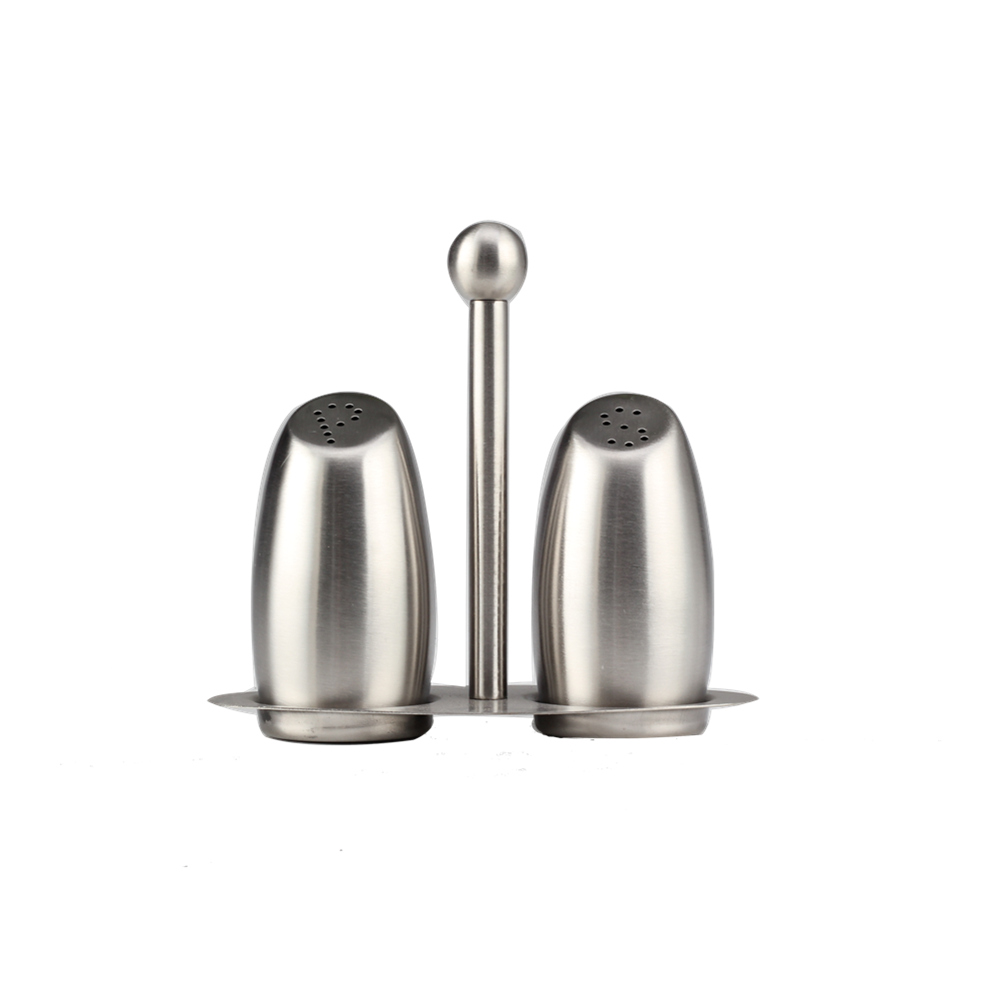 Stainless Steel Refillable Salt & Pepper Shaker — 4