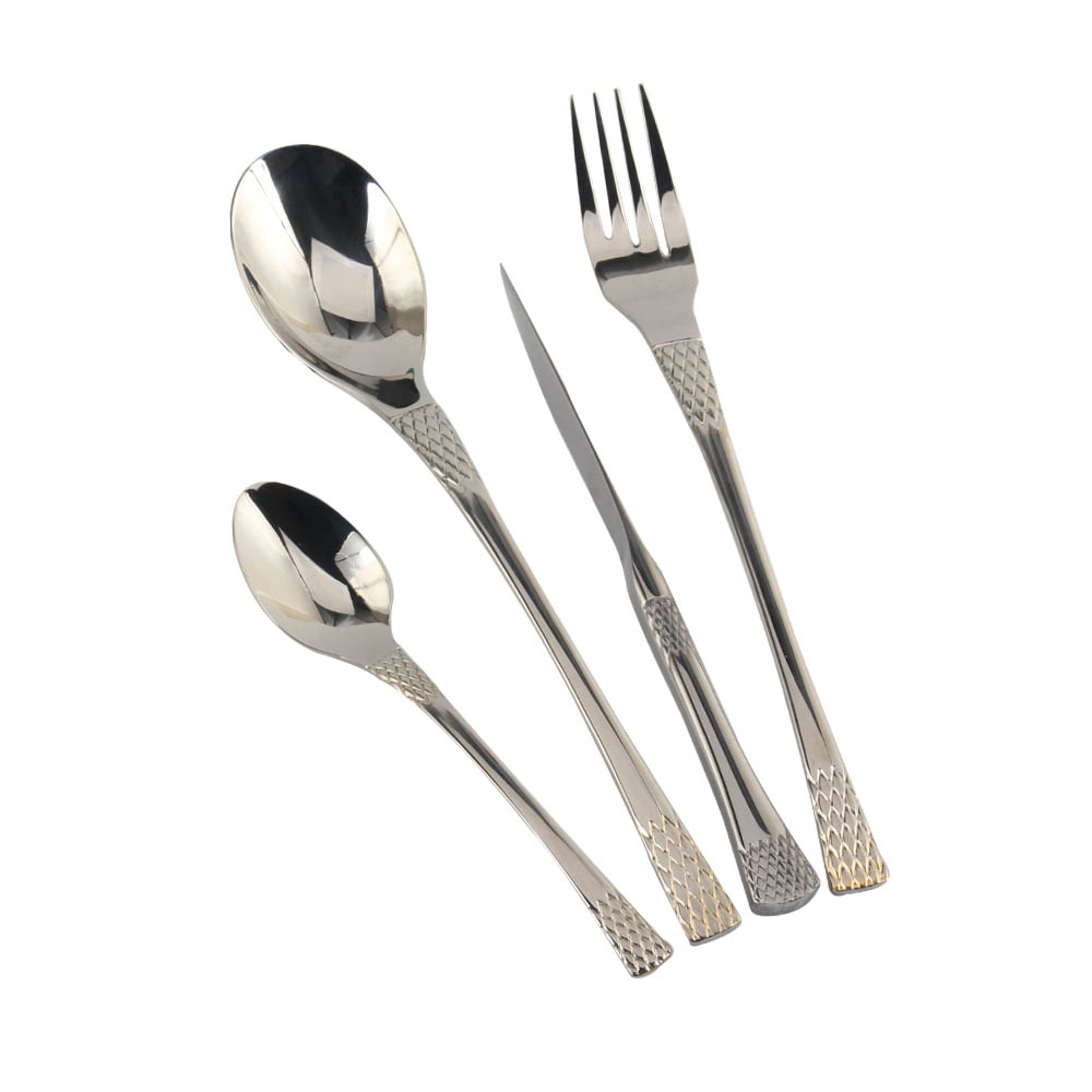 Stainless Steel Tableware Cutlery Set for Home Restaurant Party  Include Forks Spoons Knives, Mirror Polished Tableware Set — 3