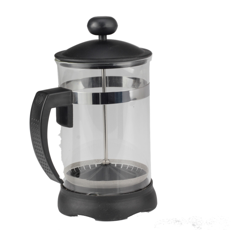 Plastic Frame Glass Coffee Press — product information