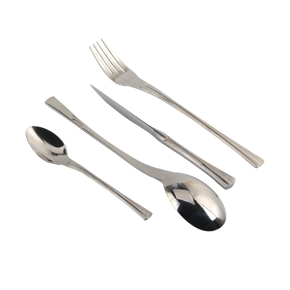 Stainless Steel Flatware Set, Cutlery Set Utensils Include Forks Spoons Knives, Mirror Polished Tableware Set — product information