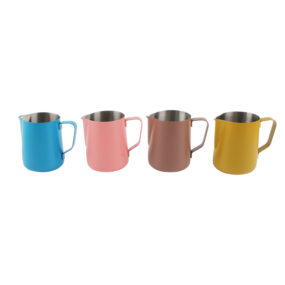 304 Stainless Steel Steaming Jug, Coffee Machine Accessories Milk Jug Milk Frother Cup — 5