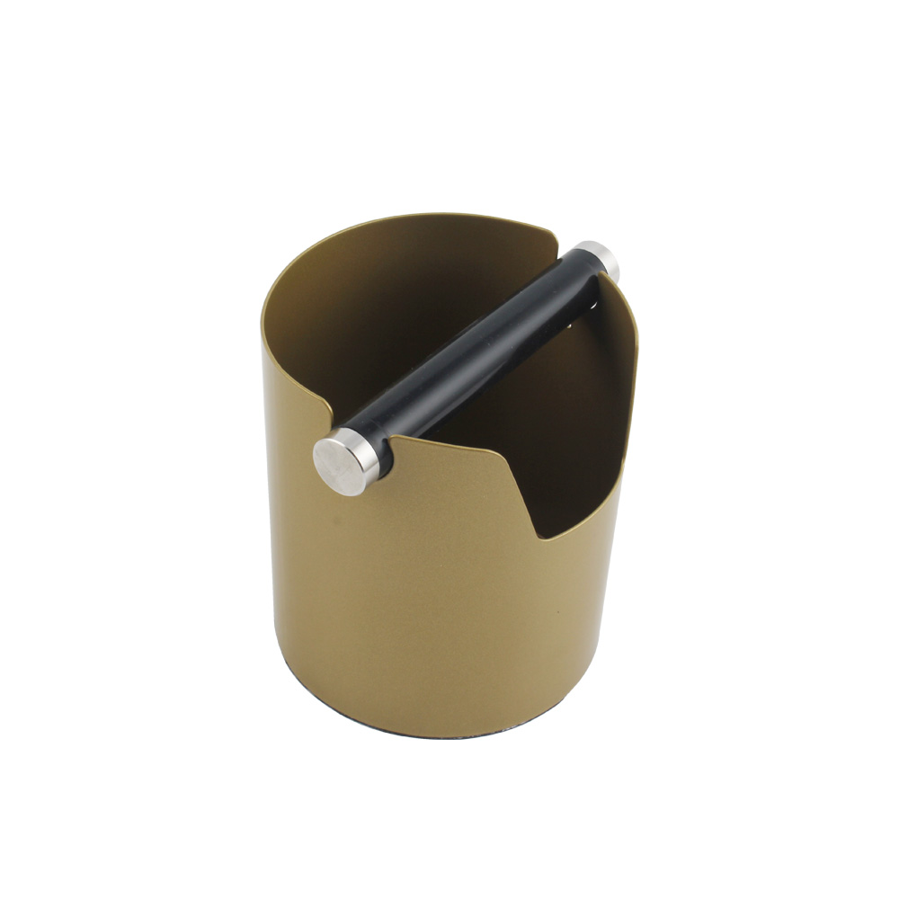 Espresso Knock Box Non Slip Coffee Ground Knock Box With Rubber Ring — 3
