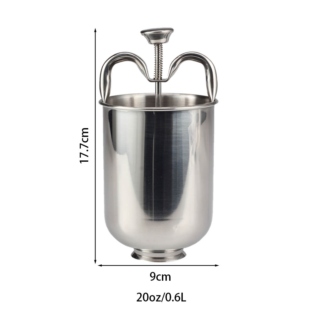 Stainless Steel one Hand Donut Maker Manual Donut Maker — product information