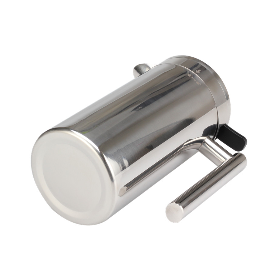 Stainless Steel Manual Coffee Makers for Home Office Or Camping，Silver — 2