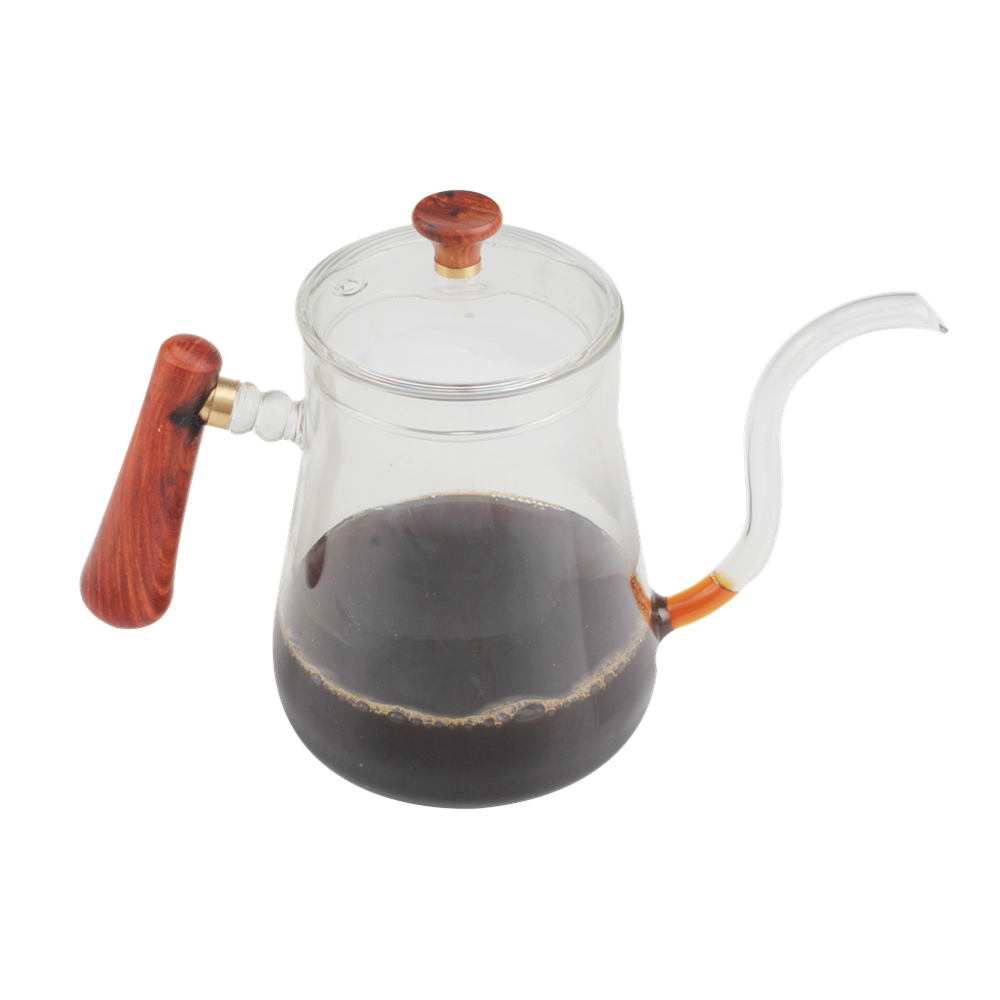 Coffee Hand Pot Clear Glass Kettle — 5