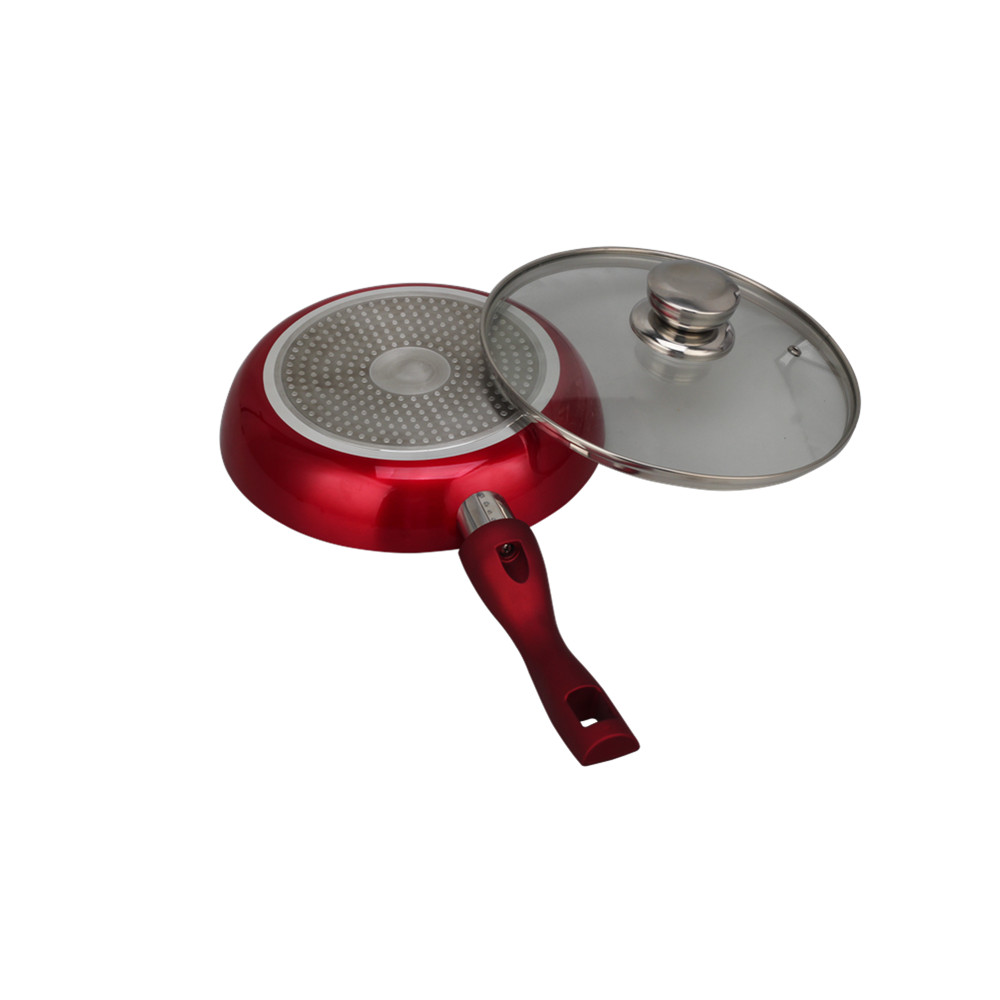 Non-Stick Stainless Steel Fry Pan With Cover — 5