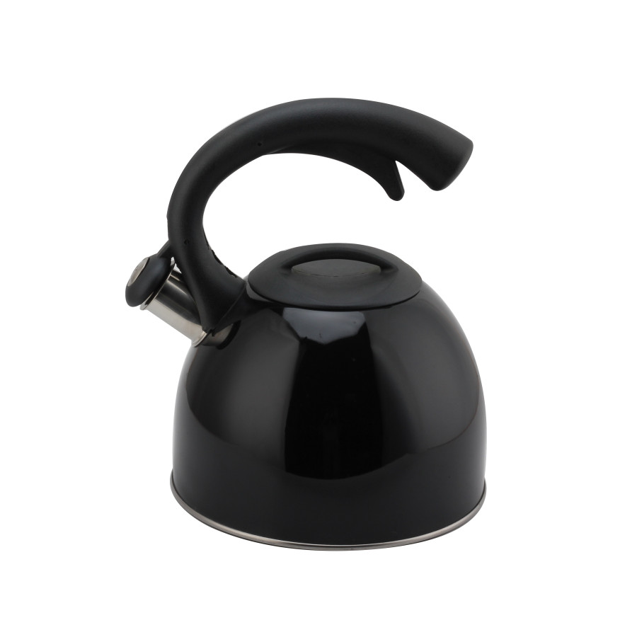 Stainless Steel Whistling Kettle (Black) — product information