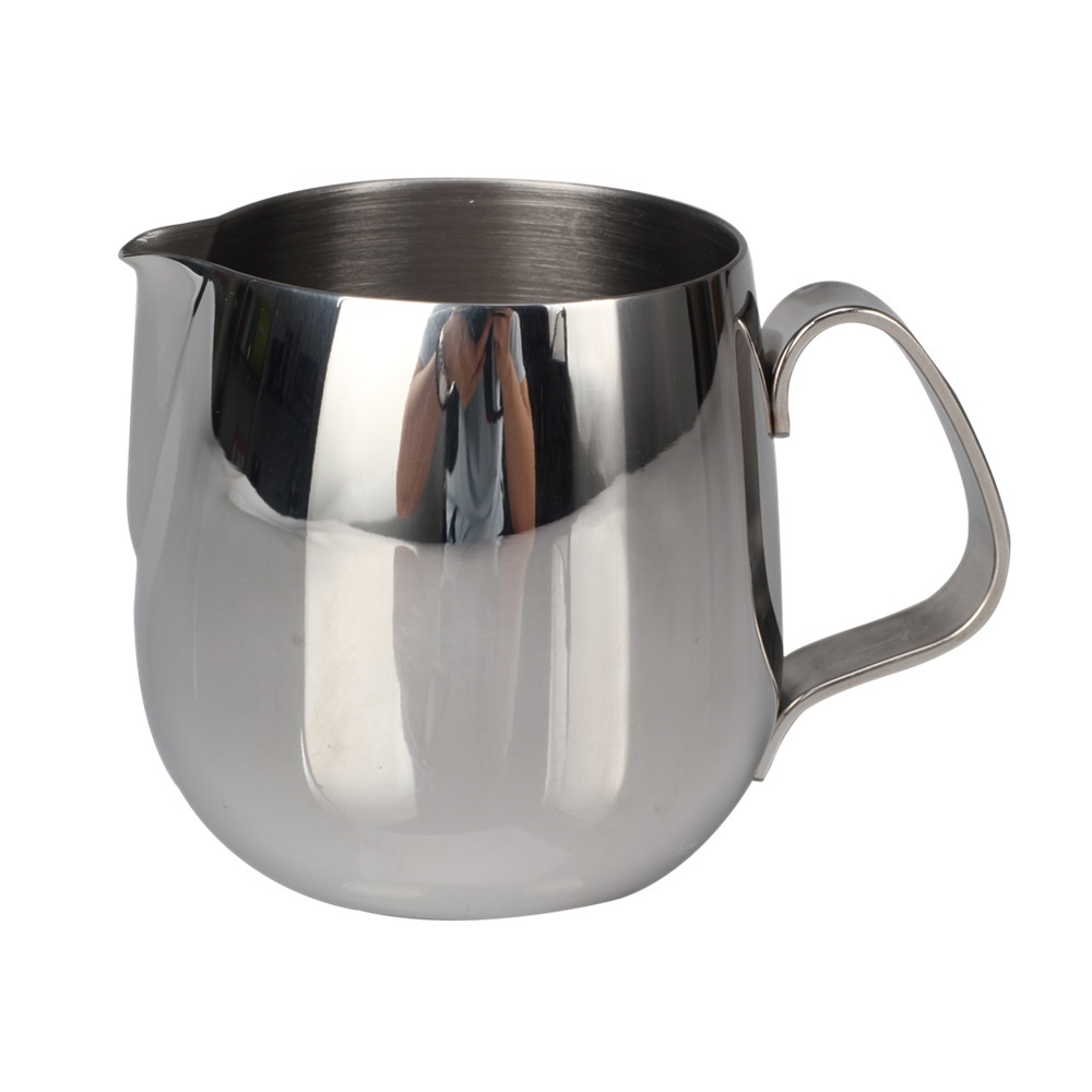12oz/350ml Milk Frother Cup Stainless Steel Jug — product information