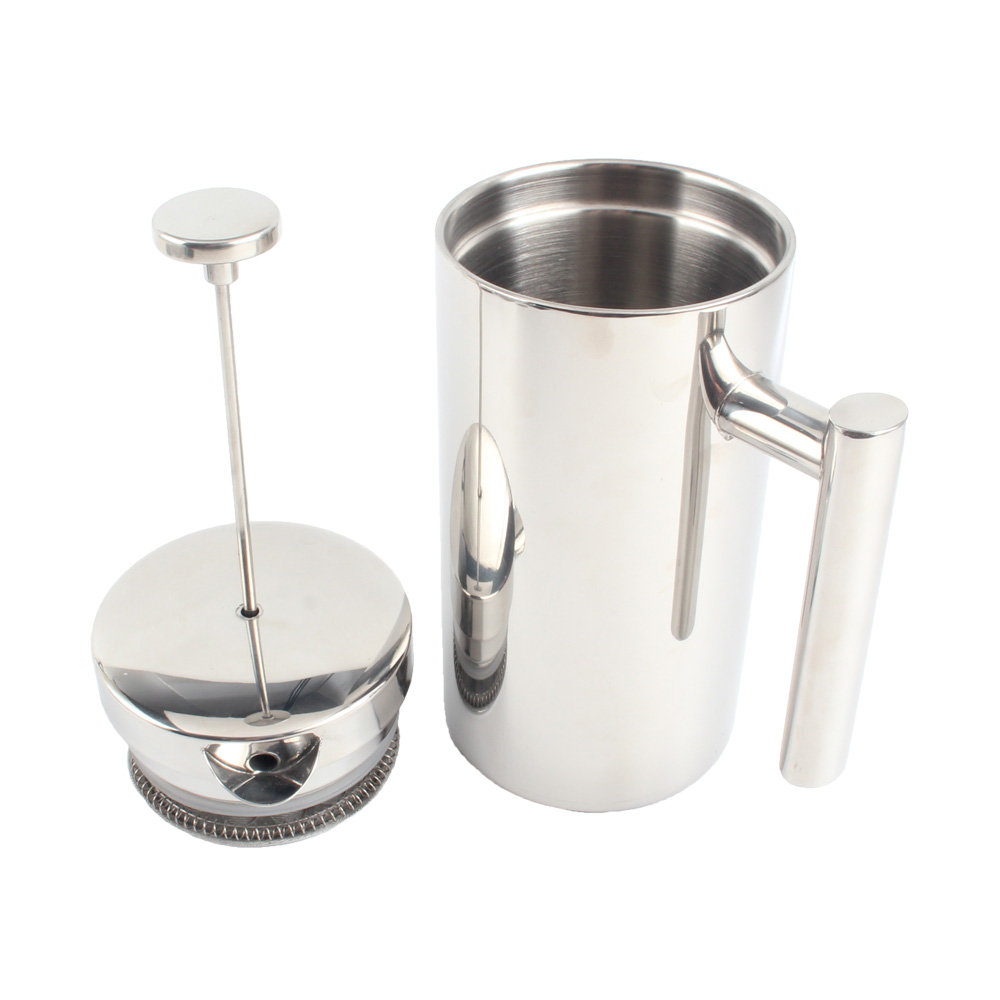 Double-Walled Insulated Stainless Steel French Press, 1 Litre Coffee Maker — product information