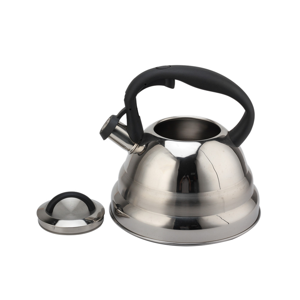 Induction Kettle, Whistling Kettle, Stainless Steel, Silver, 3 L — 4