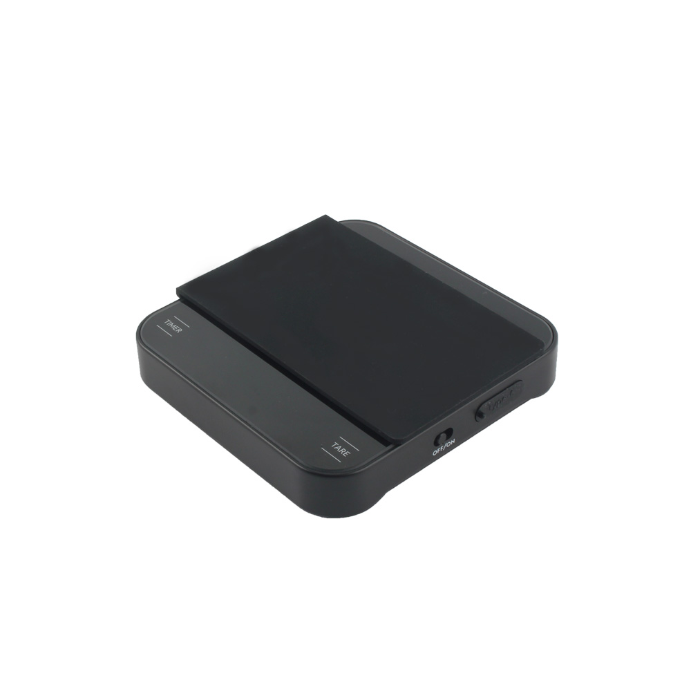 Mini Coffee Scale With Timer, Usb Rechargeable Espresso Scale, Resolution 0.1g, Max 2kg