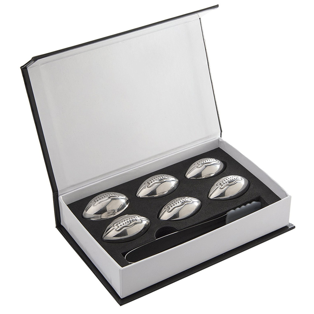 Rugby Ice Cube, Stainless Steel, Cooling To Keep Drinks Cold — product information