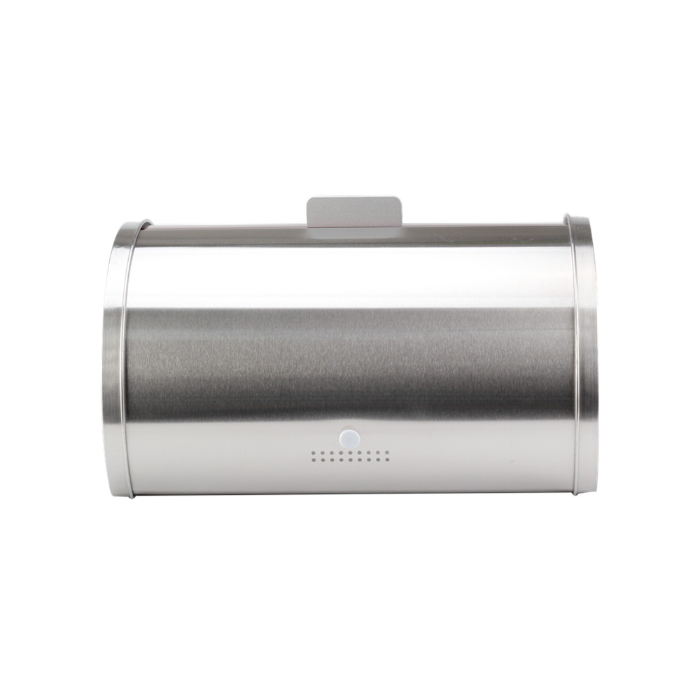Metal Bread Box Set - Roll Up Cover Bread Storage Container with Stainless Steel Body for Kitchen Organizer — product information