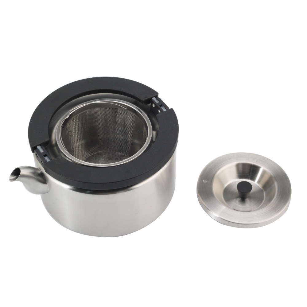 Gooseneck S/S Whistling Tea Kettle With Strainer — 4