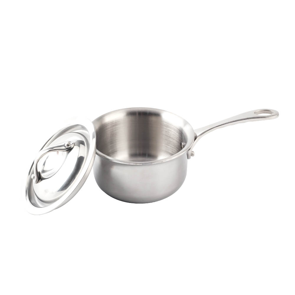 Triply Mini Stainless Steel Mini Sauce Pot With Cover — product information